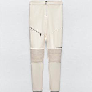 ZARA FAUX LEATHER LEGGINGS